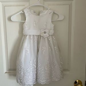 White formal dress
